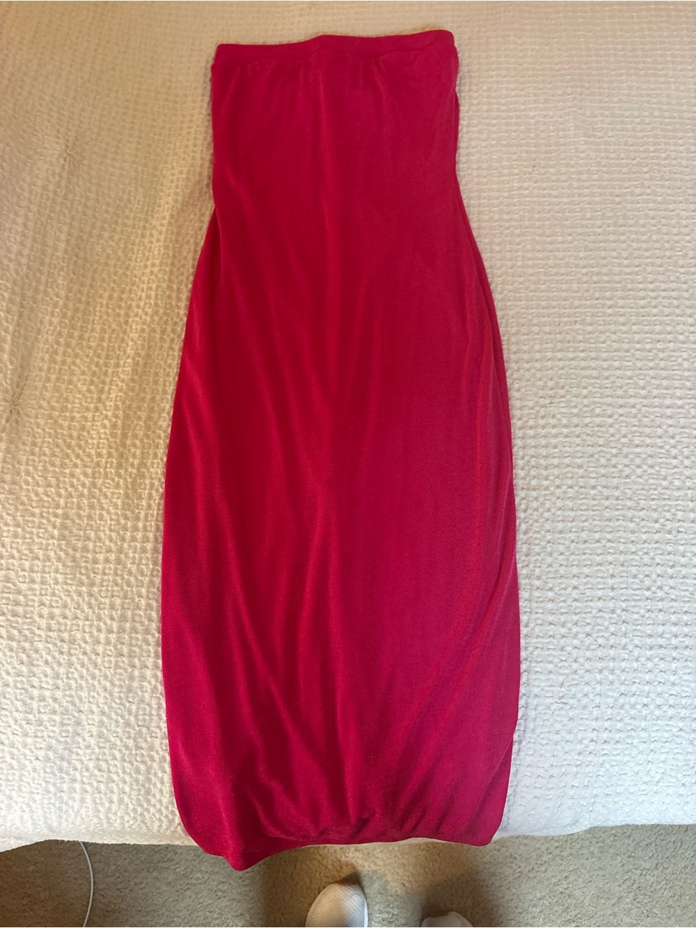Rolla Coster Strapless Hot Pink Tube Dress